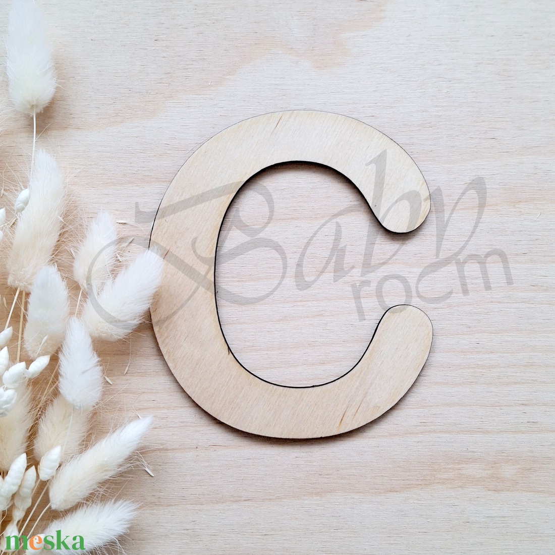Fa betű A-D - baba - mama - babaszoba dekoráció - babanév dekoráció - Meska.hu
