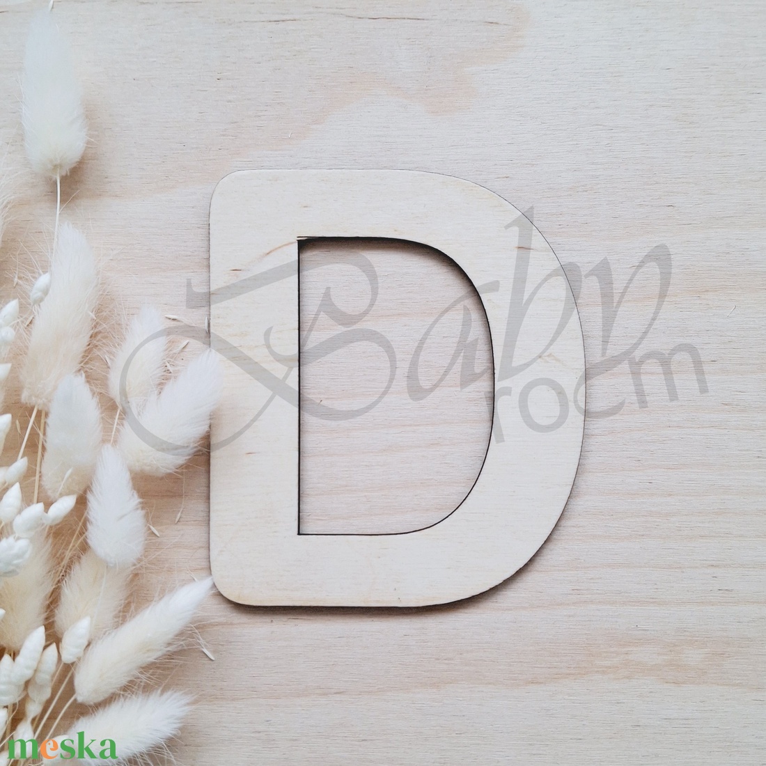 Fa betű A-D - baba - mama - babaszoba dekoráció - babanév dekoráció - Meska.hu