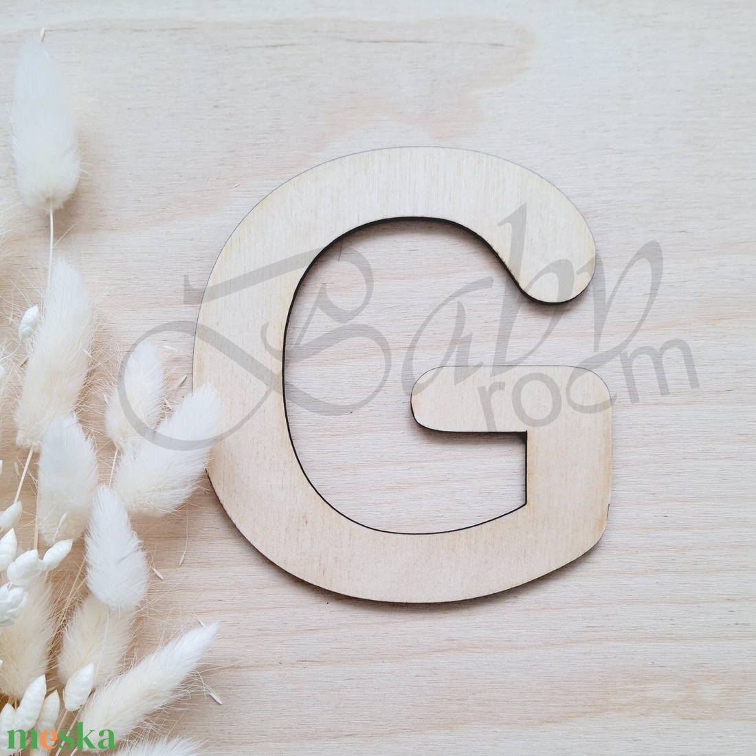Fa betű E-H - baba - mama - babaszoba dekoráció - babanév dekoráció - Meska.hu
