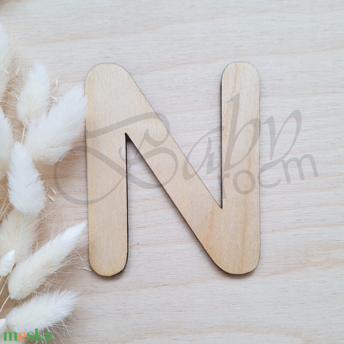 Fa betű M-P - baba - mama - babaszoba dekoráció - babanév dekoráció - Meska.hu
