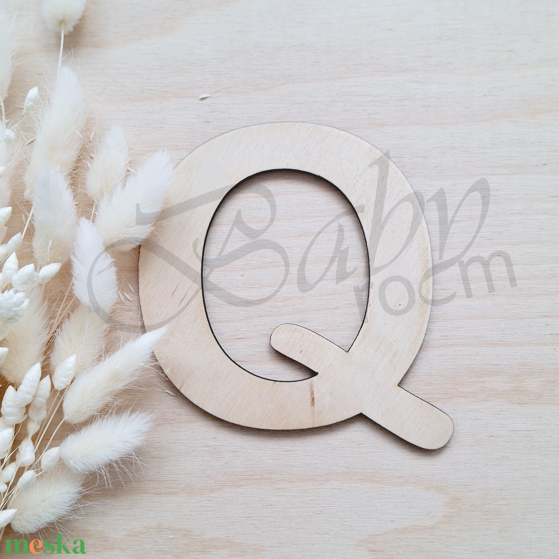 Fa betű P-S - baba - mama - babaszoba dekoráció - babanév dekoráció - Meska.hu