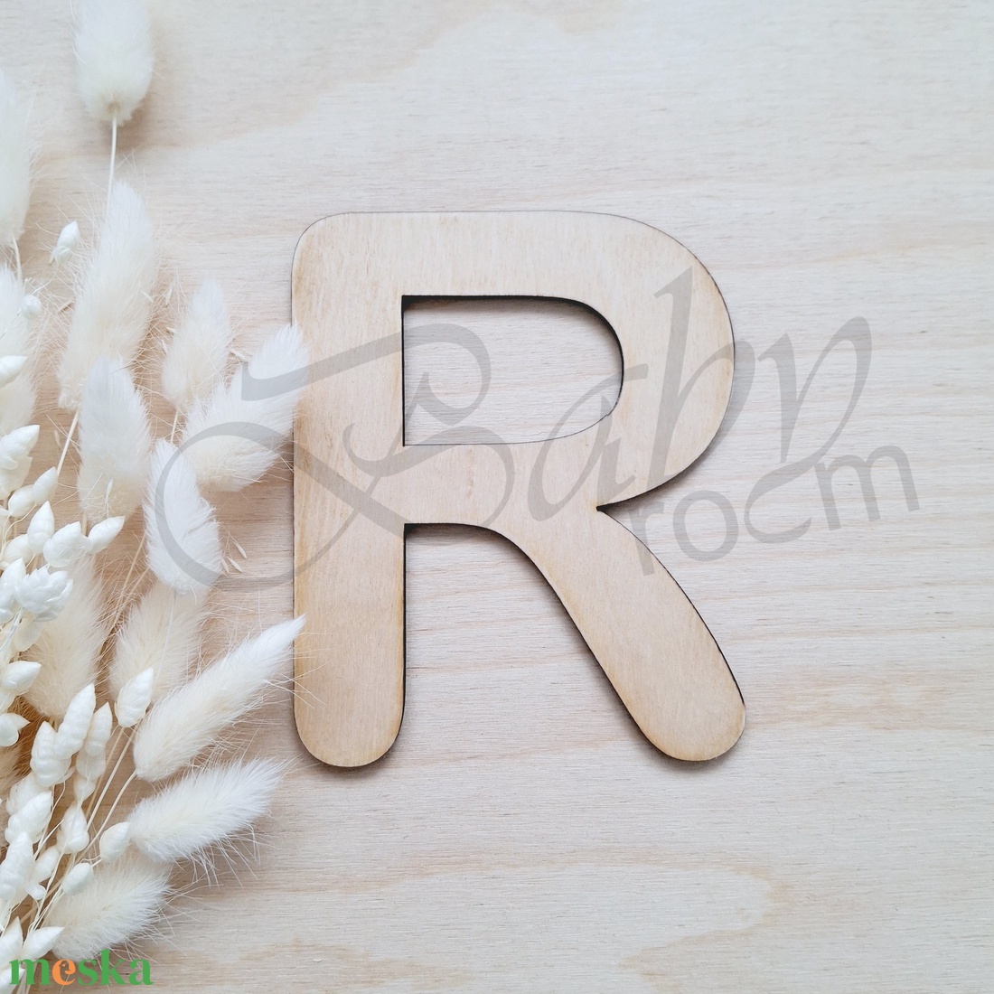 Fa betű P-S - baba - mama - babaszoba dekoráció - babanév dekoráció - Meska.hu