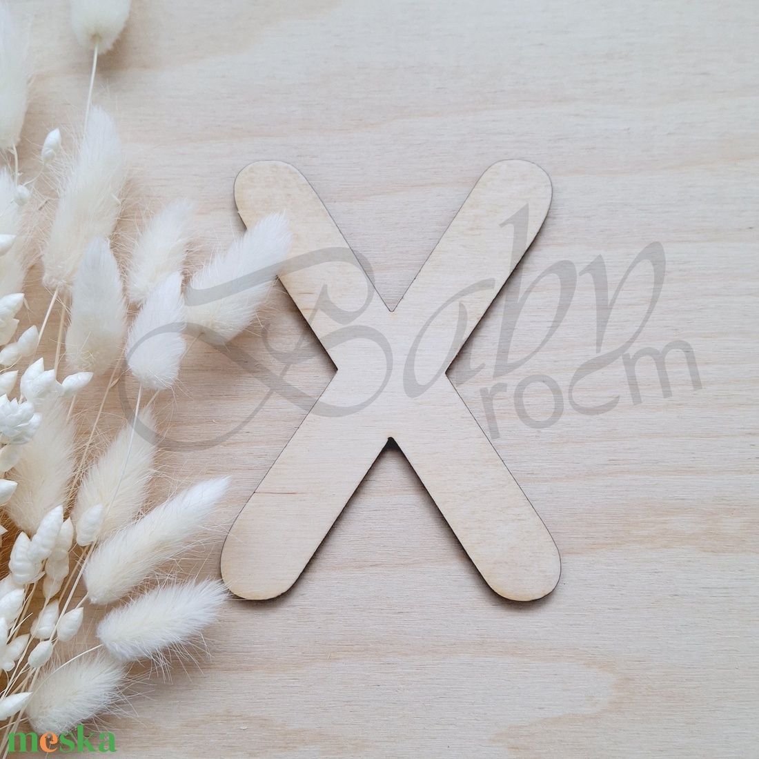 Fa betű T-X - baba - mama - babaszoba dekoráció - babanév dekoráció - Meska.hu