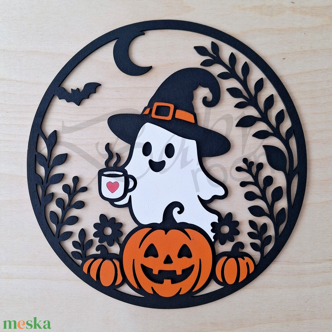 Halloween ajtódíszek - otthon & életmód - dekoráció - halloween - halloweeni ajtódíszek és ablakdíszek - Meska.hu