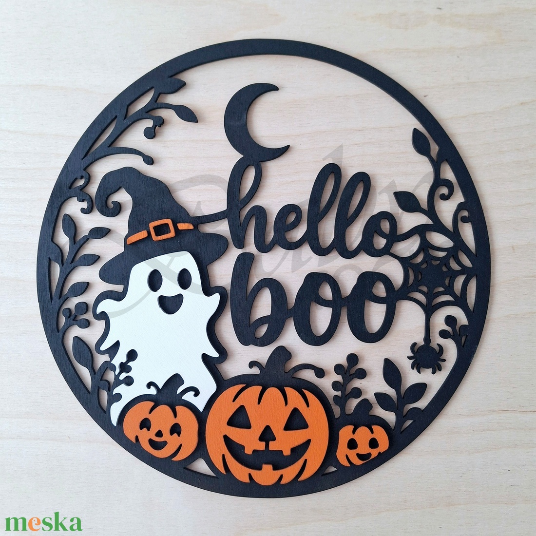 Halloween ajtódíszek - otthon & életmód - dekoráció - halloween - halloweeni ajtódíszek és ablakdíszek - Meska.hu