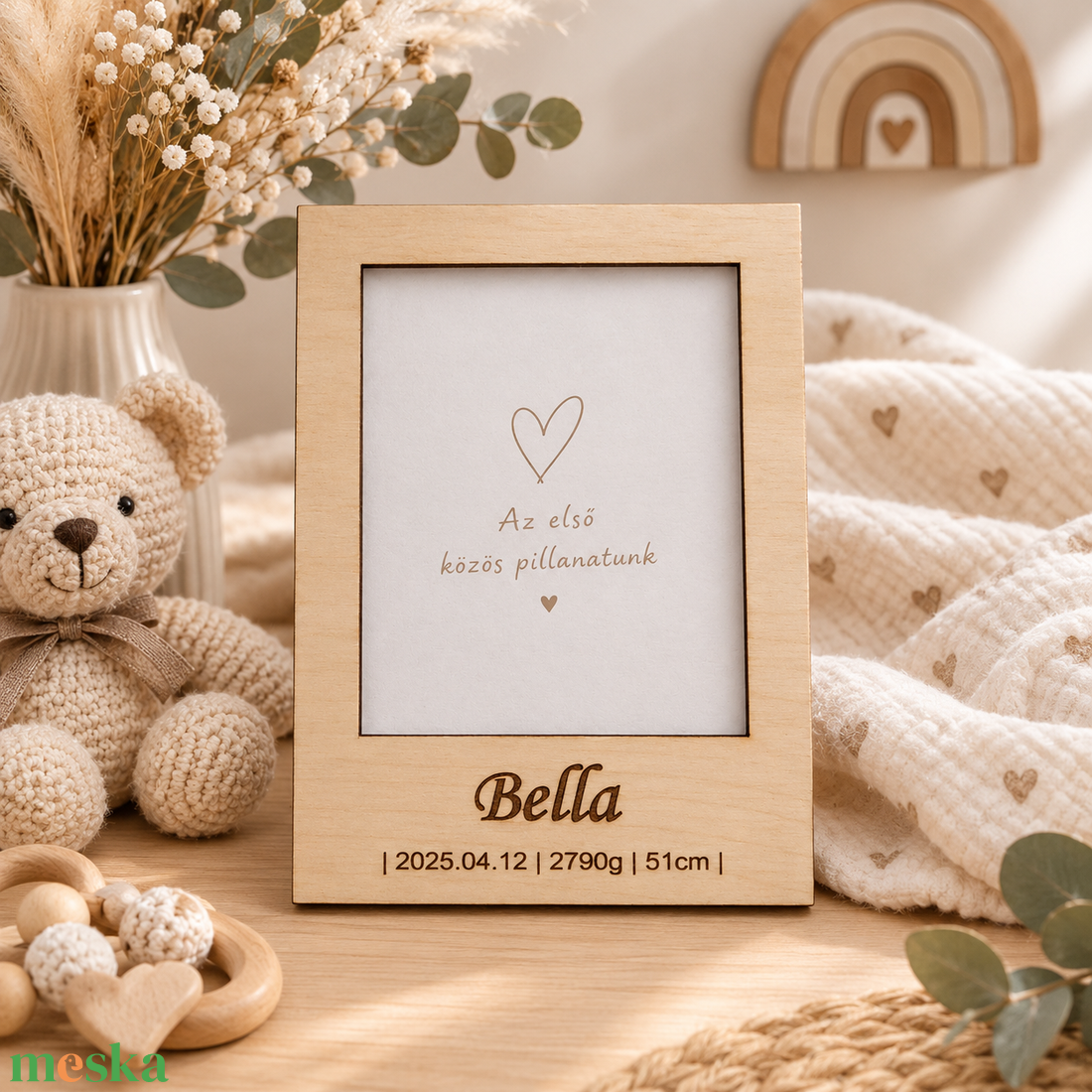 Baby mini képkeret - baba - mama - babaemlékek - baba emlékőrző - Meska.hu