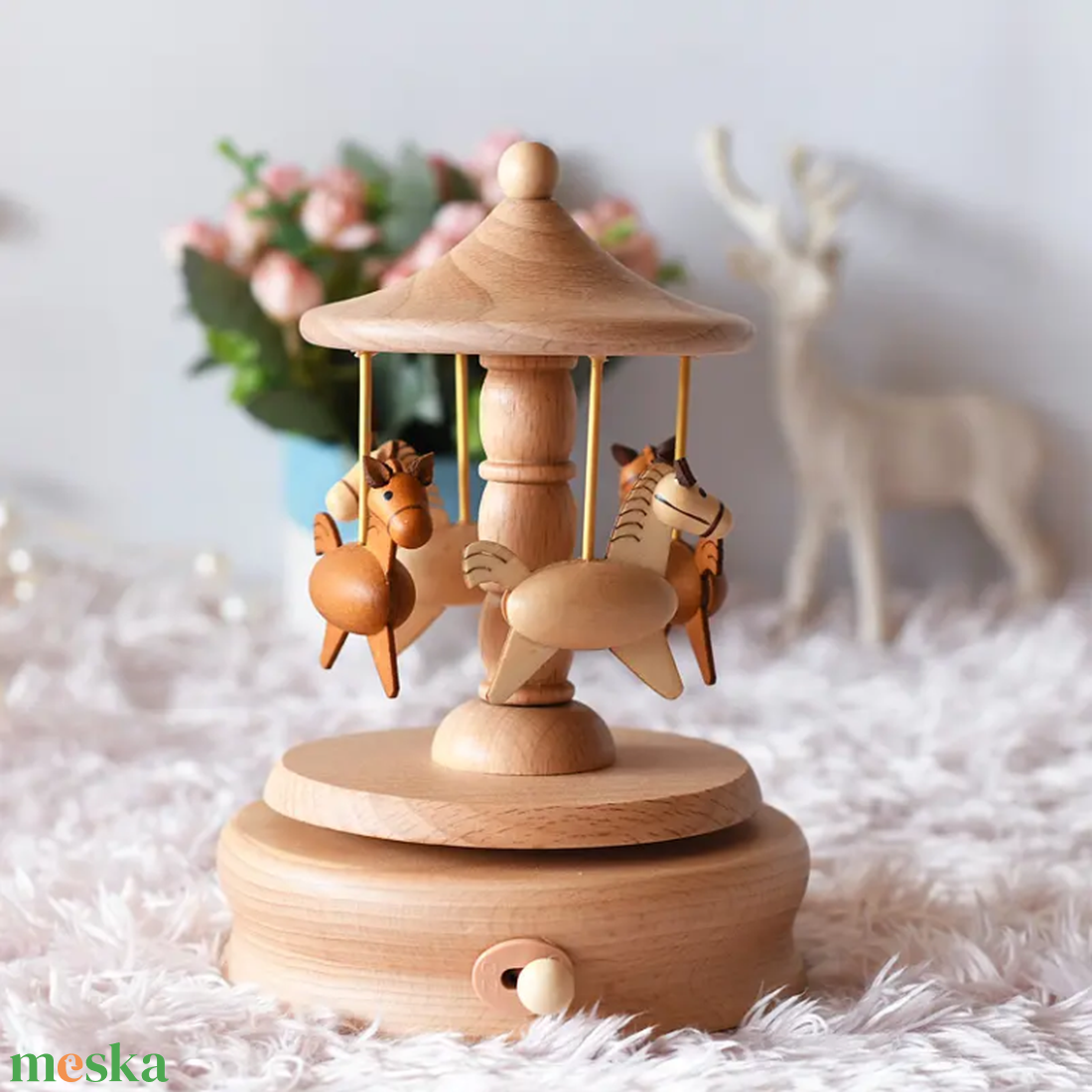 Lovacskás körhinta - mozgó zenedoboz - otthon & életmód - dekoráció - asztal és polc dekoráció - zenedoboz - Meska.hu Lovacskás körhinta - mozgó zenedoboz - otthon & életmód - dekoráció - asztal és polc dekoráció - zenedoboz - Meska.hu