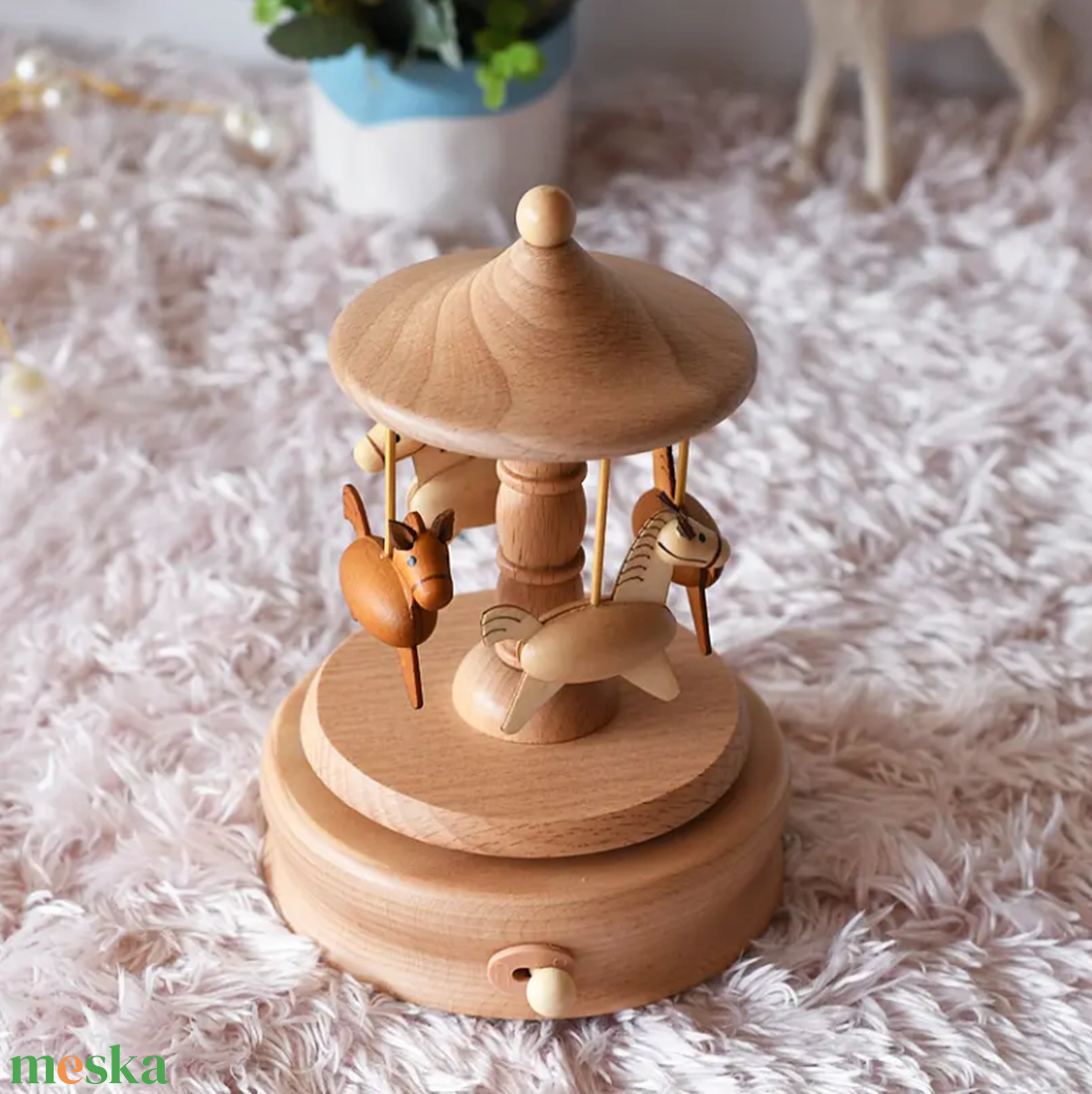 Lovacskás körhinta - mozgó zenedoboz - otthon & életmód - dekoráció - asztal és polc dekoráció - zenedoboz - Meska.hu Lovacskás körhinta - mozgó zenedoboz - otthon & életmód - dekoráció - asztal és polc dekoráció - zenedoboz - Meska.hu
