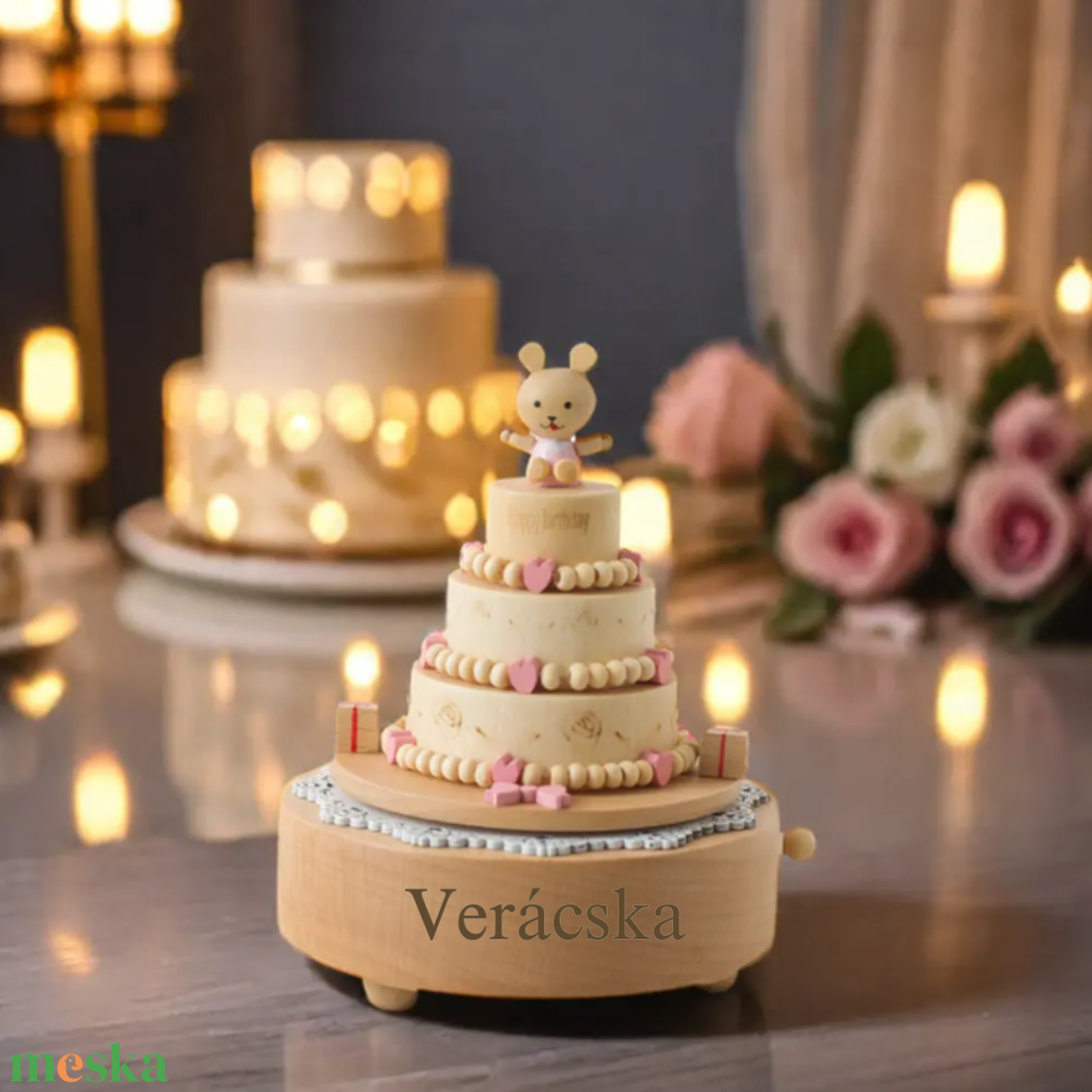 Egérkés torta - mozgó zenedoboz - otthon & életmód - dekoráció - asztal és polc dekoráció - zenedoboz - Meska.hu Egérkés torta - mozgó zenedoboz - otthon & életmód - dekoráció - asztal és polc dekoráció - zenedoboz - Meska.hu