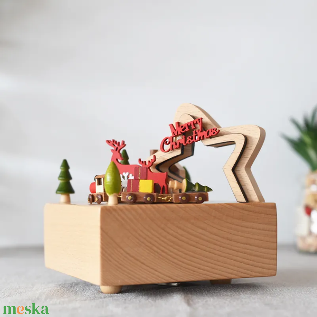 Christmas vonat - mozgó zenedoboz - otthon & életmód - dekoráció - asztal és polc dekoráció - zenedoboz - Meska.hu Christmas vonat - mozgó zenedoboz - otthon & életmód - dekoráció - asztal és polc dekoráció - zenedoboz - Meska.hu
