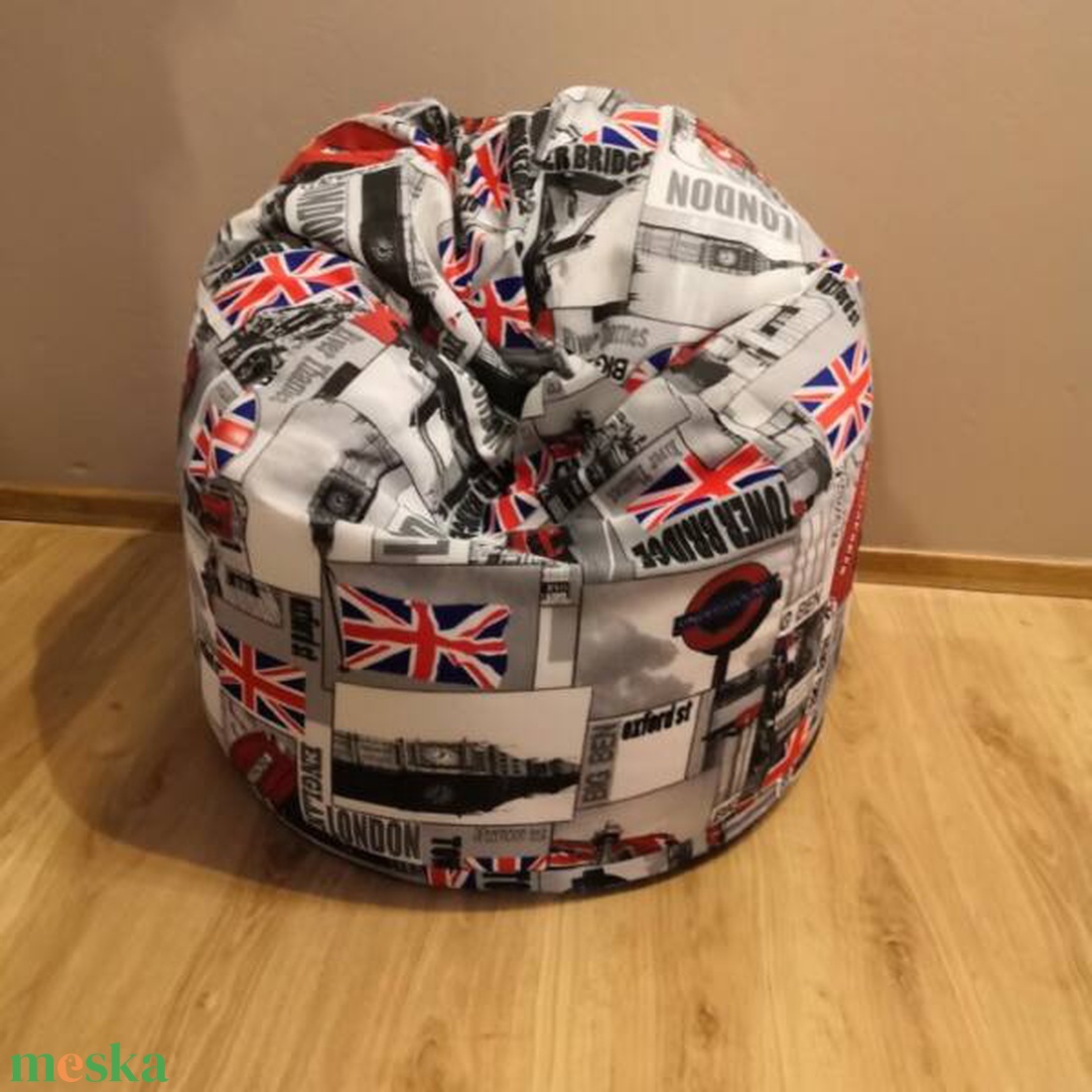 London babzsák fotel közepes méret - otthon & életmód - bútor - babzsákfotel - Meska.hu