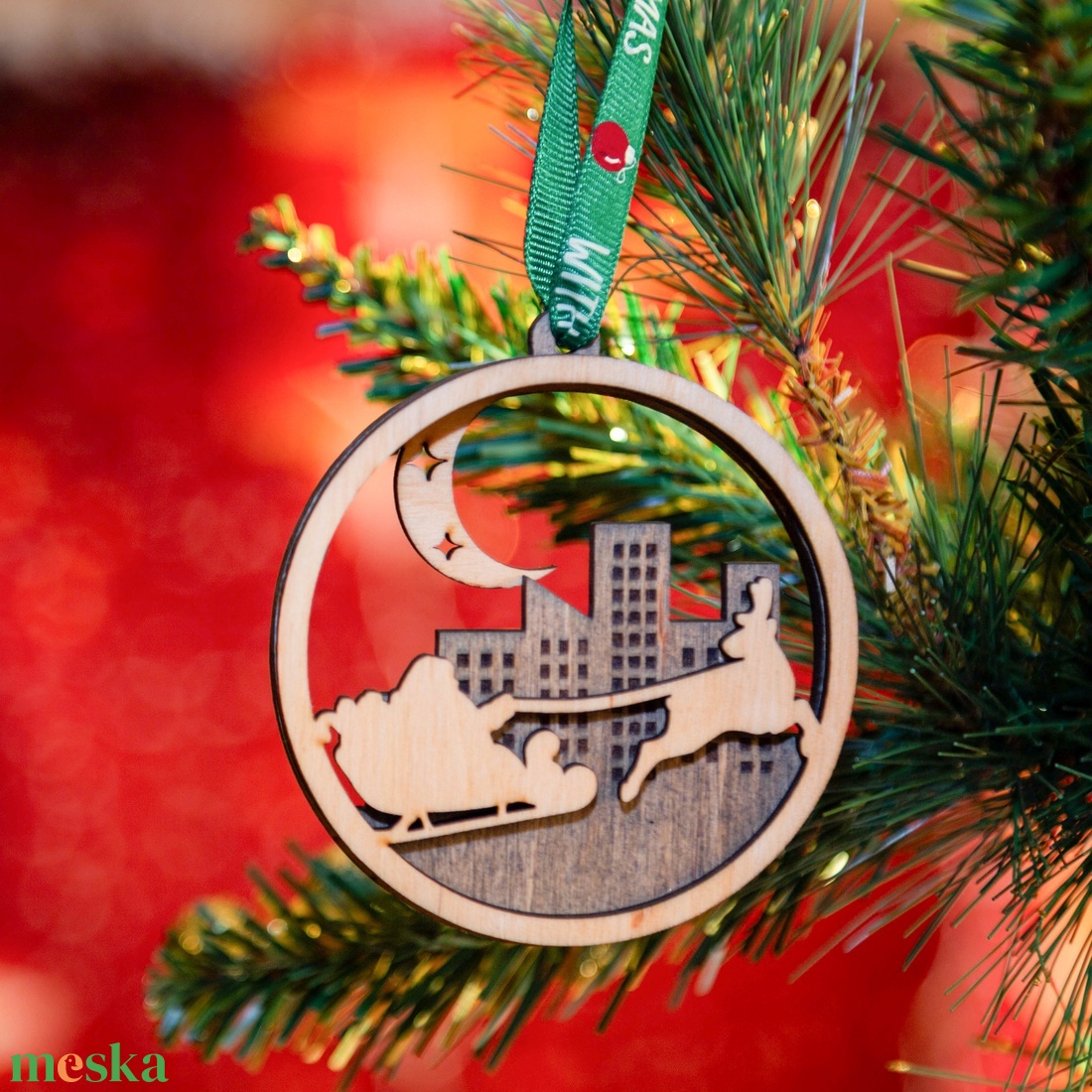 Karácsonyfadísz (KD3R05) - karácsony - karácsonyi lakásdekoráció - karácsonyfadíszek - Meska.hu