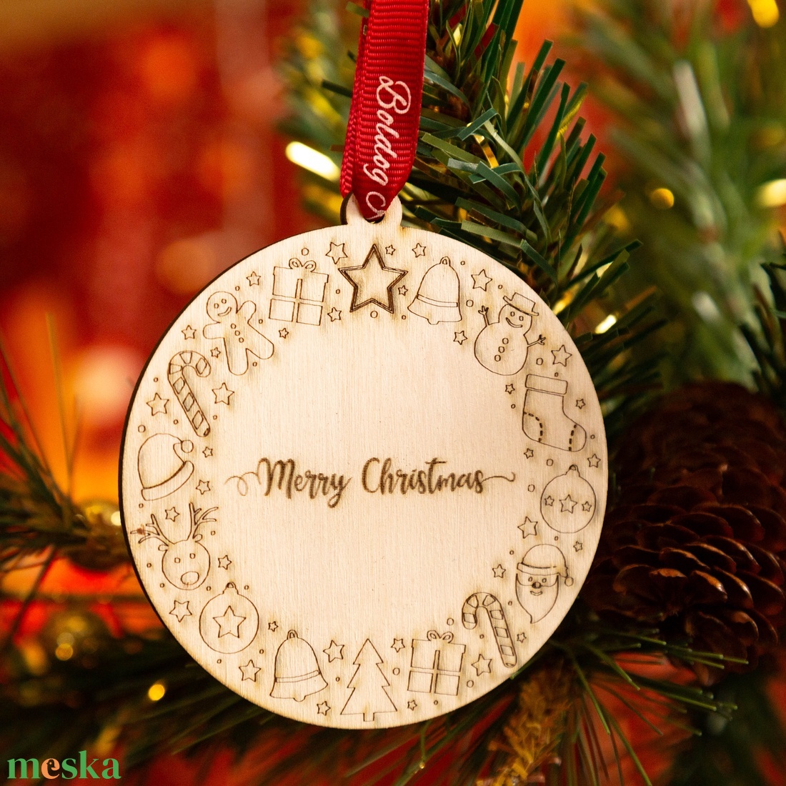 Karácsonyfadísz (KD18) - karácsony - karácsonyi lakásdekoráció - karácsonyfadíszek - Meska.hu