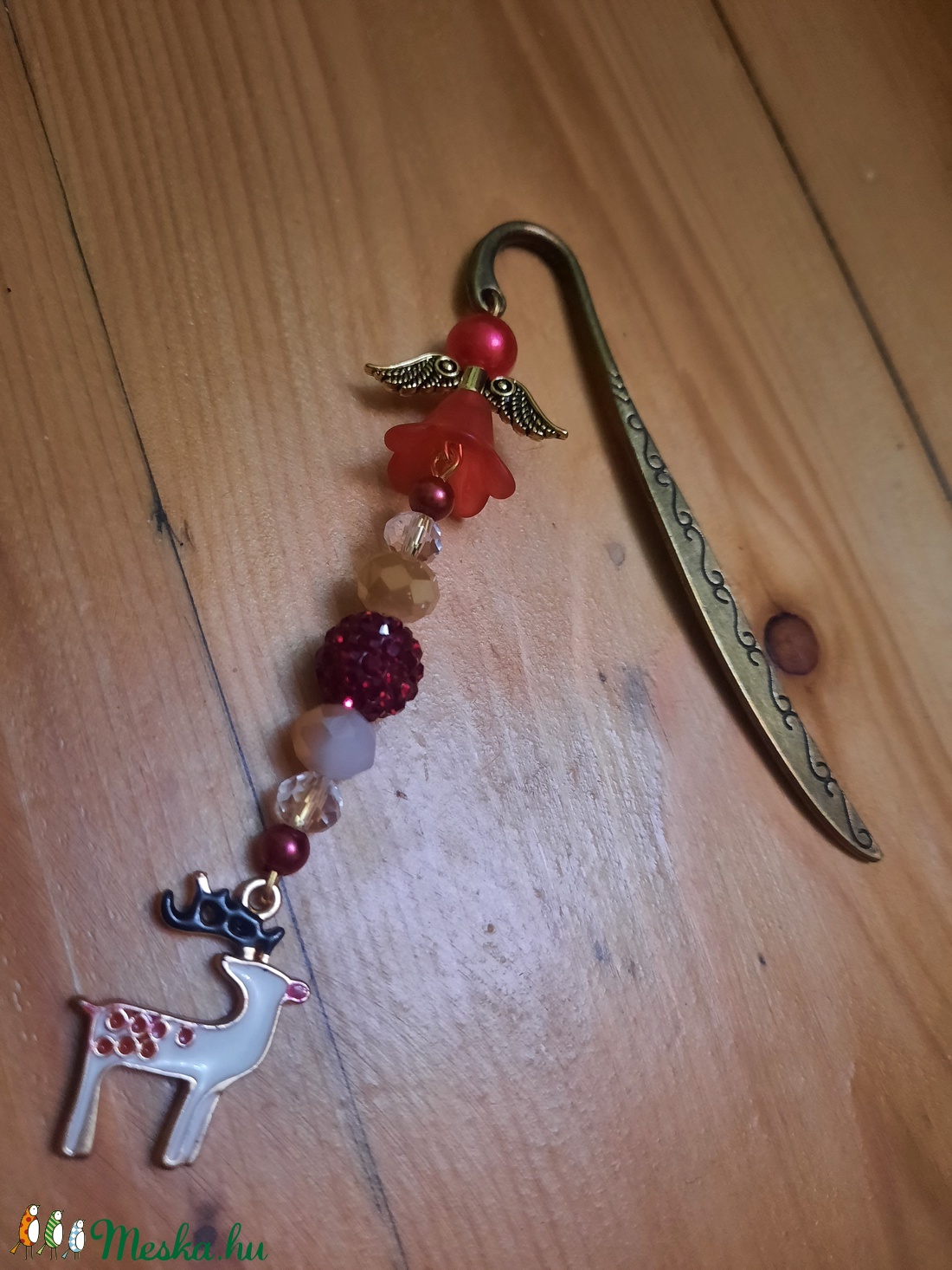 Karácsonyi könyvjelző - otthon & életmód - papír, írószer - Meska.hu