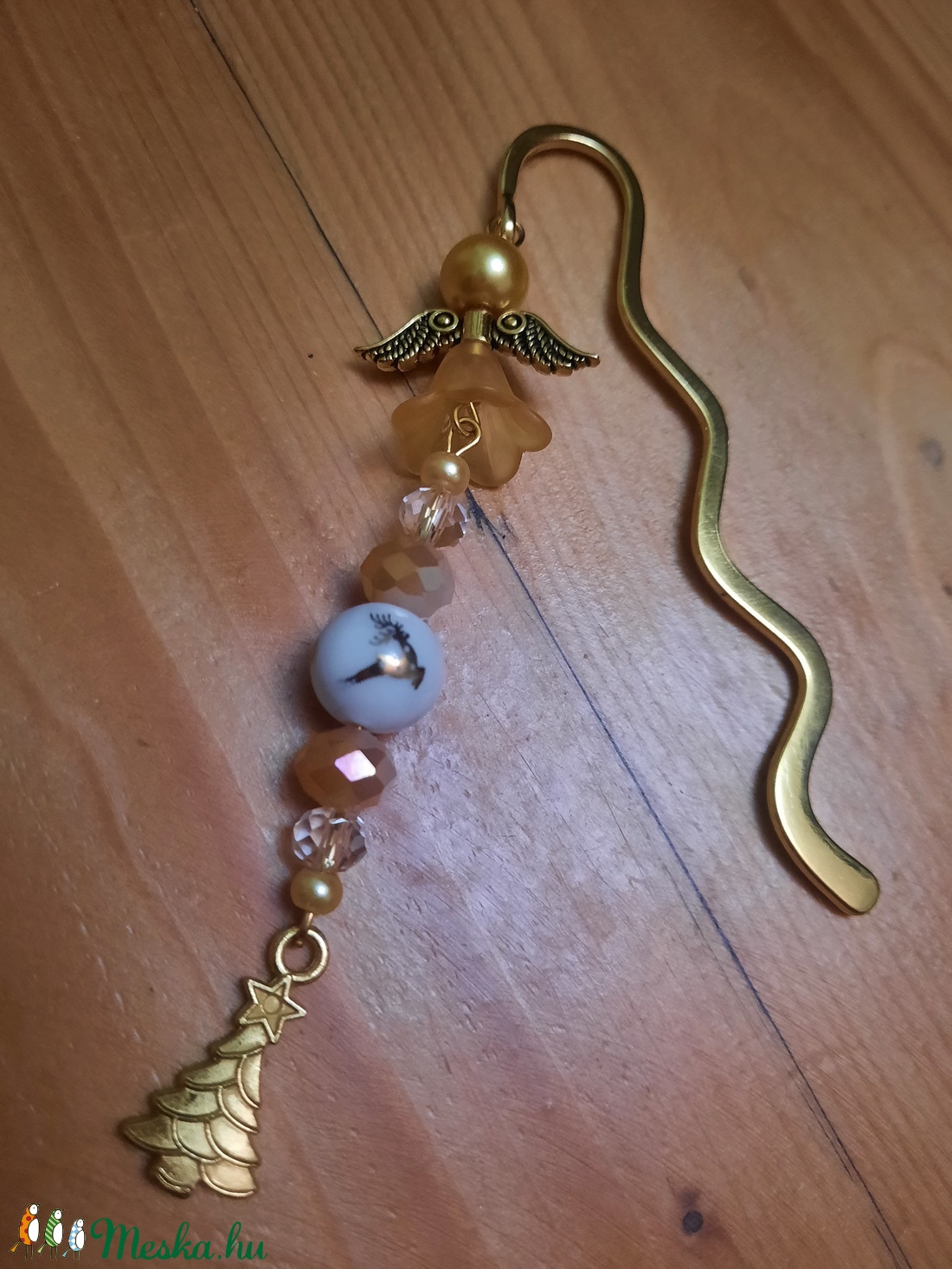 Karácsonyi könyvjelző - otthon & életmód - papír, írószer - Meska.hu