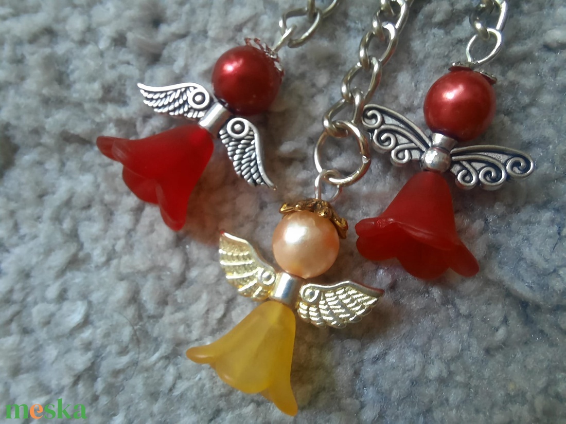 Szoknyás angyalka - táska & tok - kulcstartó & táskadísz - kulcstartó - Meska.hu