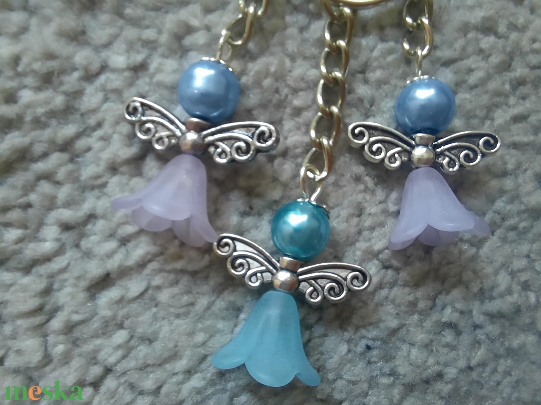 Szoknyás angyalka - táska & tok - kulcstartó & táskadísz - kulcstartó - Meska.hu