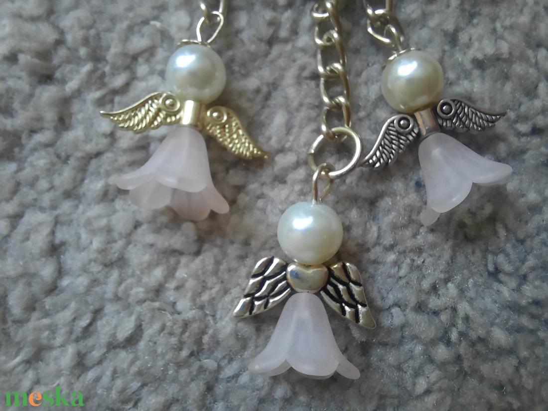 Szoknyás angyalka - táska & tok - kulcstartó & táskadísz - kulcstartó - Meska.hu