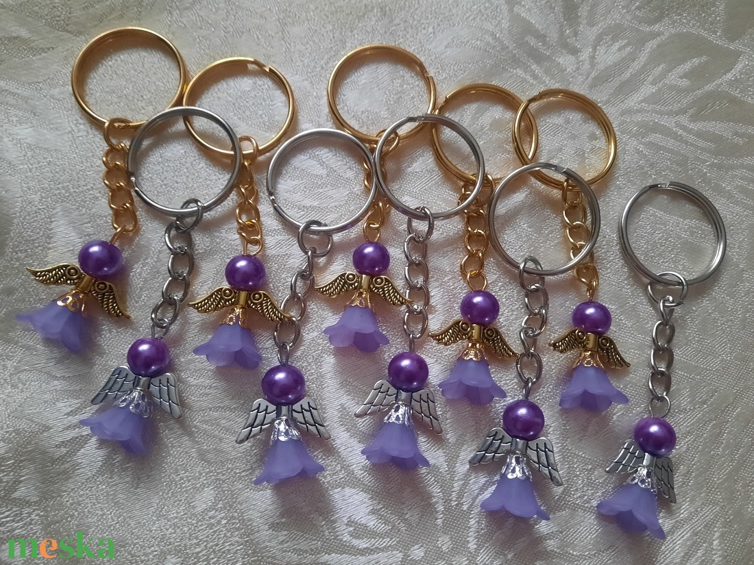 Angyalka - táska & tok - kulcstartó & táskadísz - kulcstartó - Meska.hu