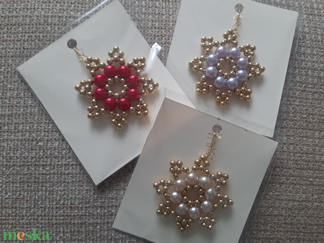 Csillag - karácsony - karácsonyi lakásdekoráció - karácsonyfadíszek - Meska.hu