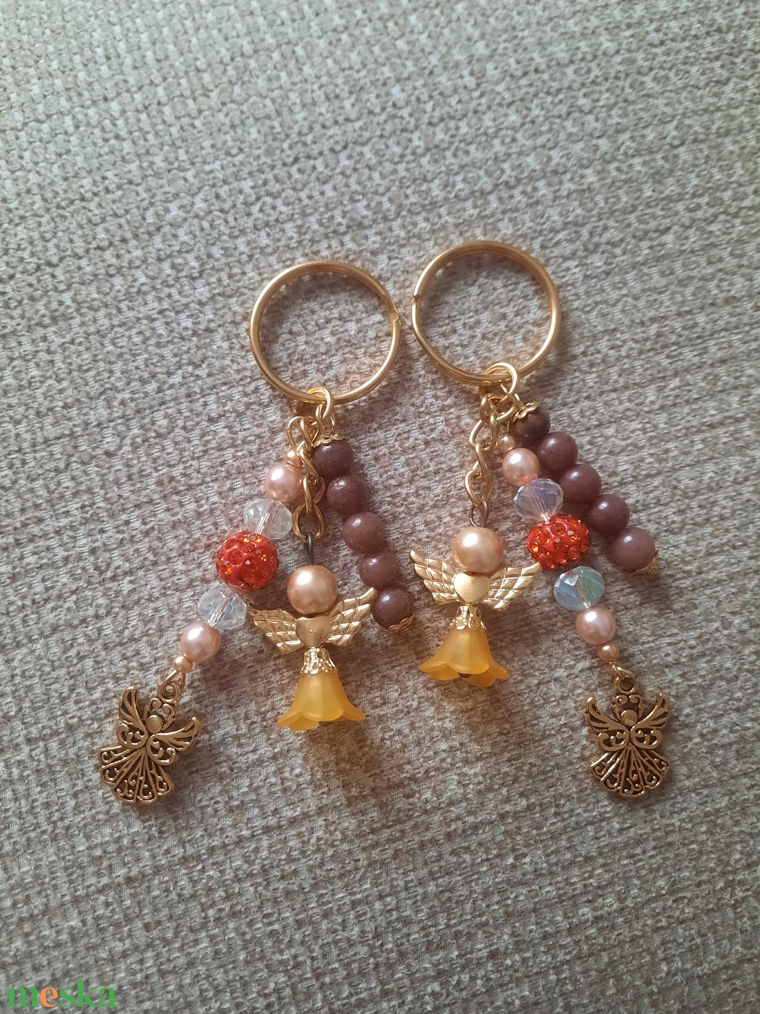 Mézis kulcstartó - táska & tok - kulcstartó & táskadísz - kulcstartó - Meska.hu