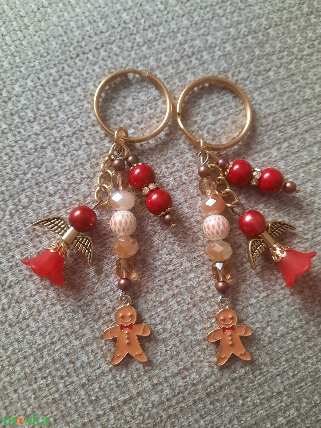 Mézis kulcstartó - táska & tok - kulcstartó & táskadísz - kulcstartó - Meska.hu