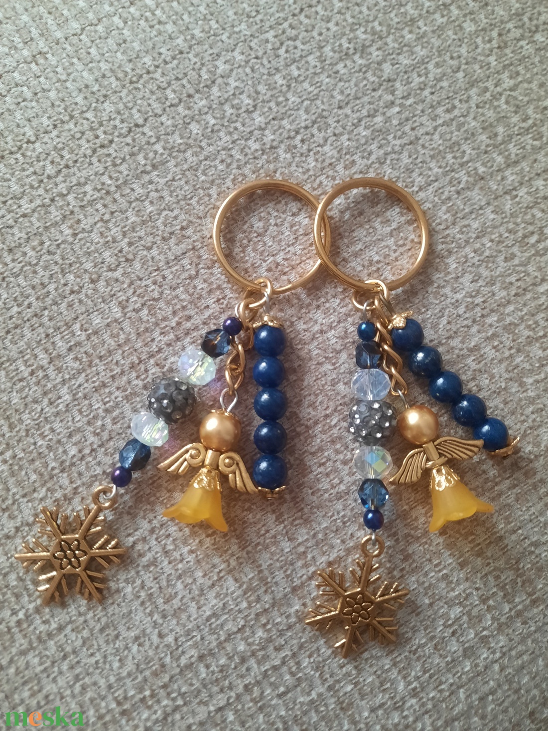 Karácsonyos kulcstartó - táska & tok - kulcstartó & táskadísz - kulcstartó - Meska.hu