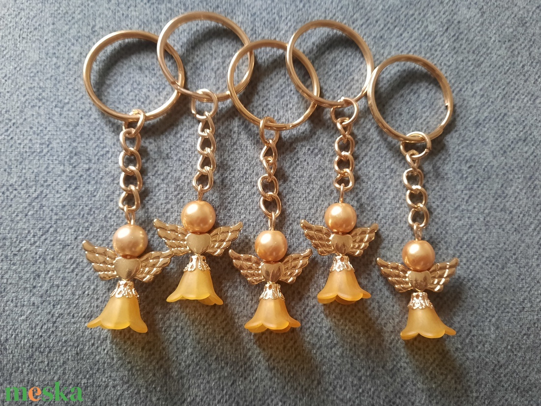 Angyalka kulcstartó  - táska & tok - kulcstartó & táskadísz - táskadísz - Meska.hu