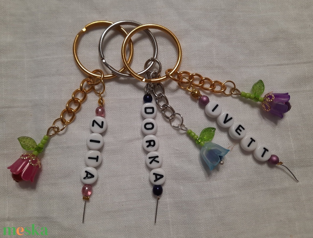 Neves kulcstartó - táska & tok - kulcstartó & táskadísz - kulcstartó - Meska.hu
