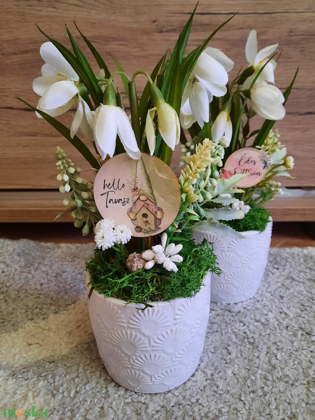 Hóvirág  - otthon & életmód - dekoráció - asztal és polc dekoráció - asztaldísz - Meska.hu