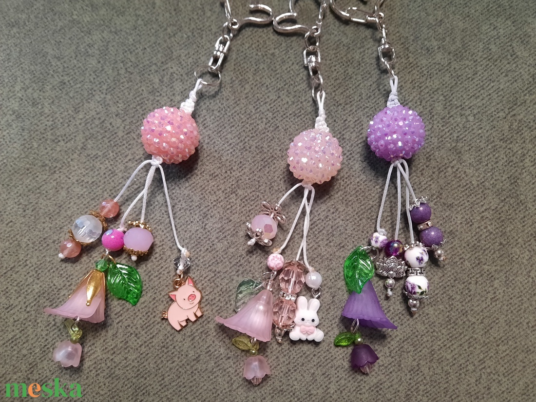 Bogyós kulcstartó  - táska & tok - kulcstartó & táskadísz - kulcstartó - Meska.hu