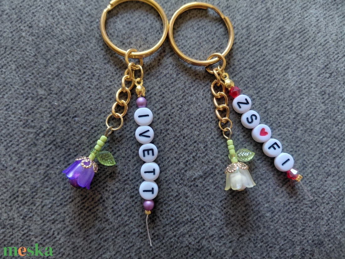 Neves kulcstartó - táska & tok - kulcstartó & táskadísz - kulcstartó - Meska.hu