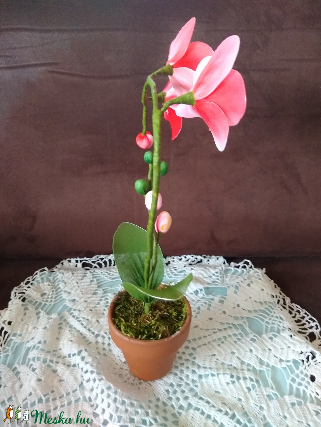 Orchidea harisnyából - - Meska.hu Orchidea harisnyából - - Meska.hu