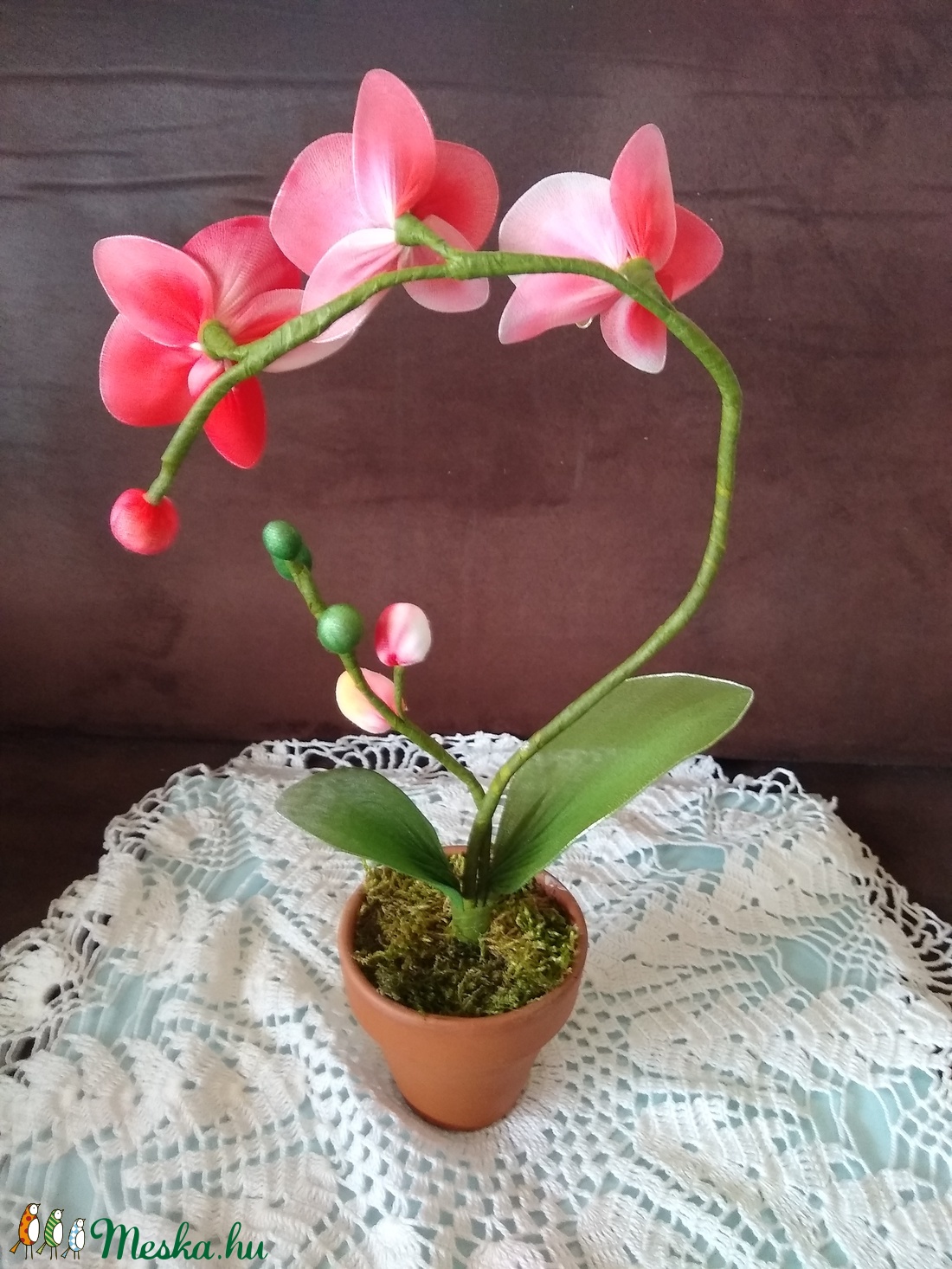 Orchidea harisnyából - - Meska.hu Orchidea harisnyából - - Meska.hu