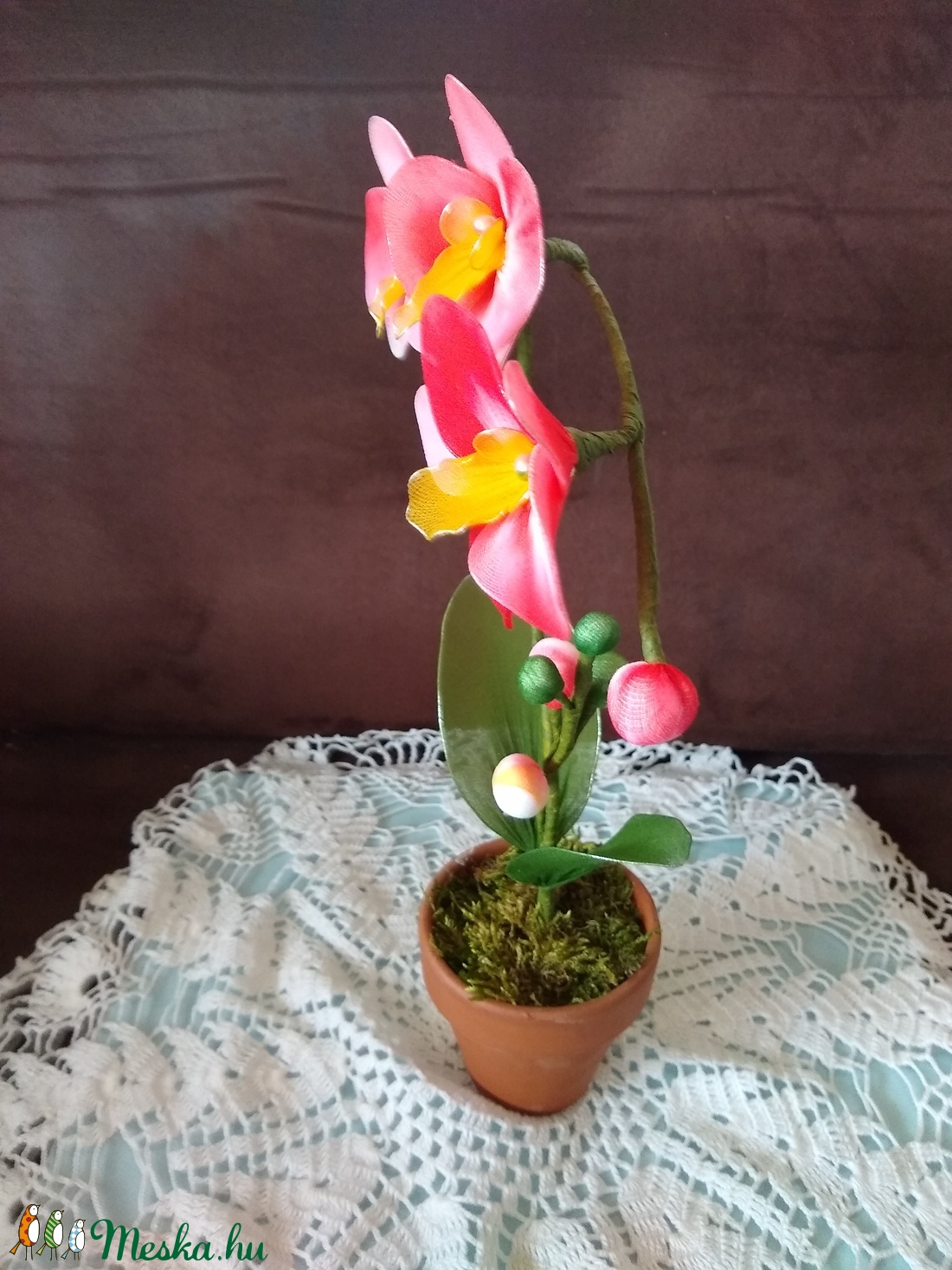 Orchidea harisnyából - - Meska.hu Orchidea harisnyából - - Meska.hu