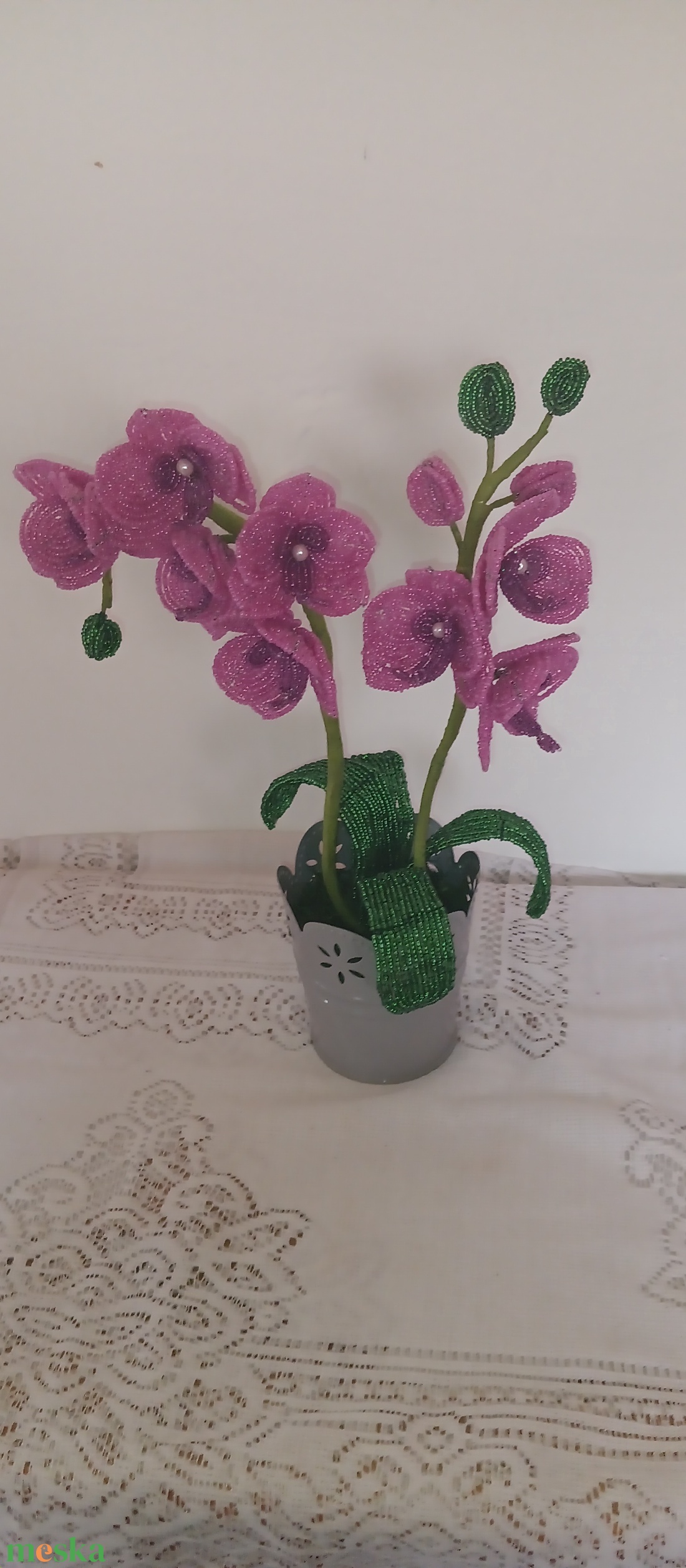 Rózsaszín orchidea - otthon & életmód - dekoráció - asztal és polc dekoráció - asztaldísz - Meska.hu