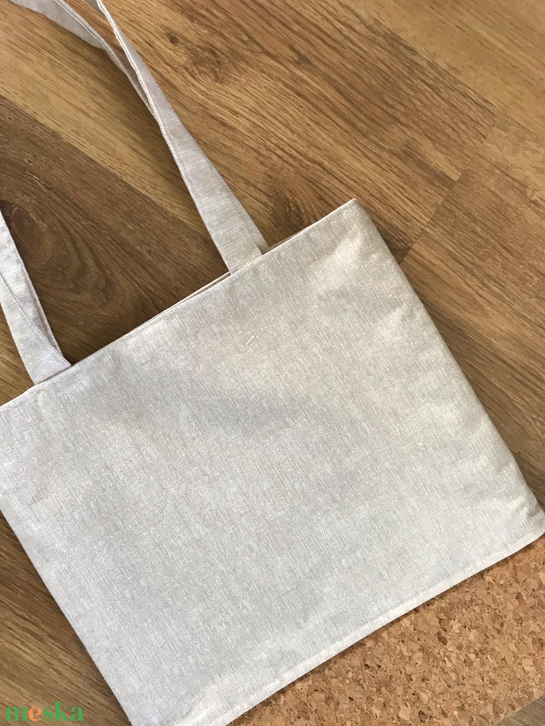 Bézs vászonszatyor parafa betéttel - táska & tok - bevásárlás & shopper táska - shopper, textiltáska, szatyor - Meska.hu Bézs vászonszatyor parafa betéttel - táska & tok - bevásárlás & shopper táska - shopper, textiltáska, szatyor - Meska.hu