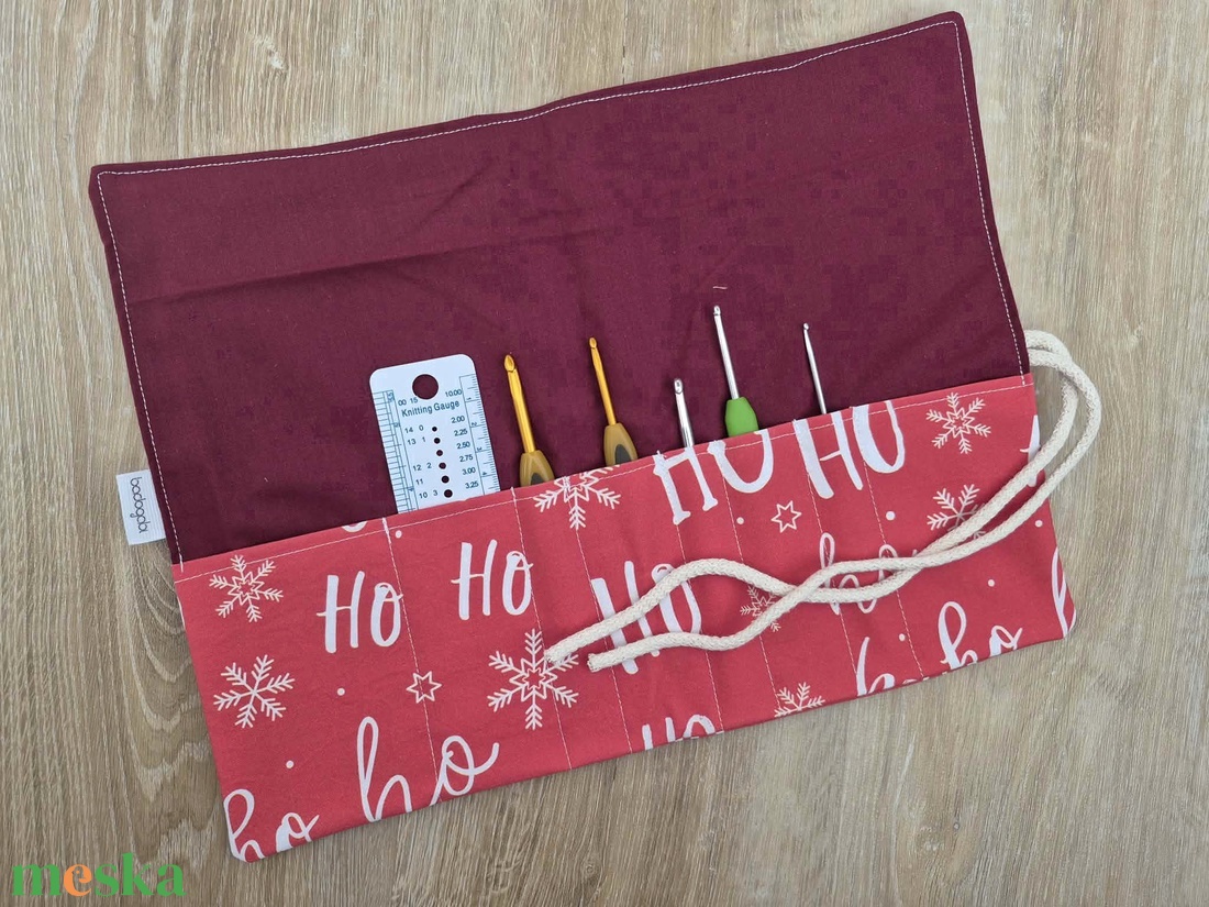 Karácsonyi ceruzatekercs, ceruzatartó, tok  - otthon & életmód - papír, írószer - tolltartó & ceruzatekercs - Meska.hu