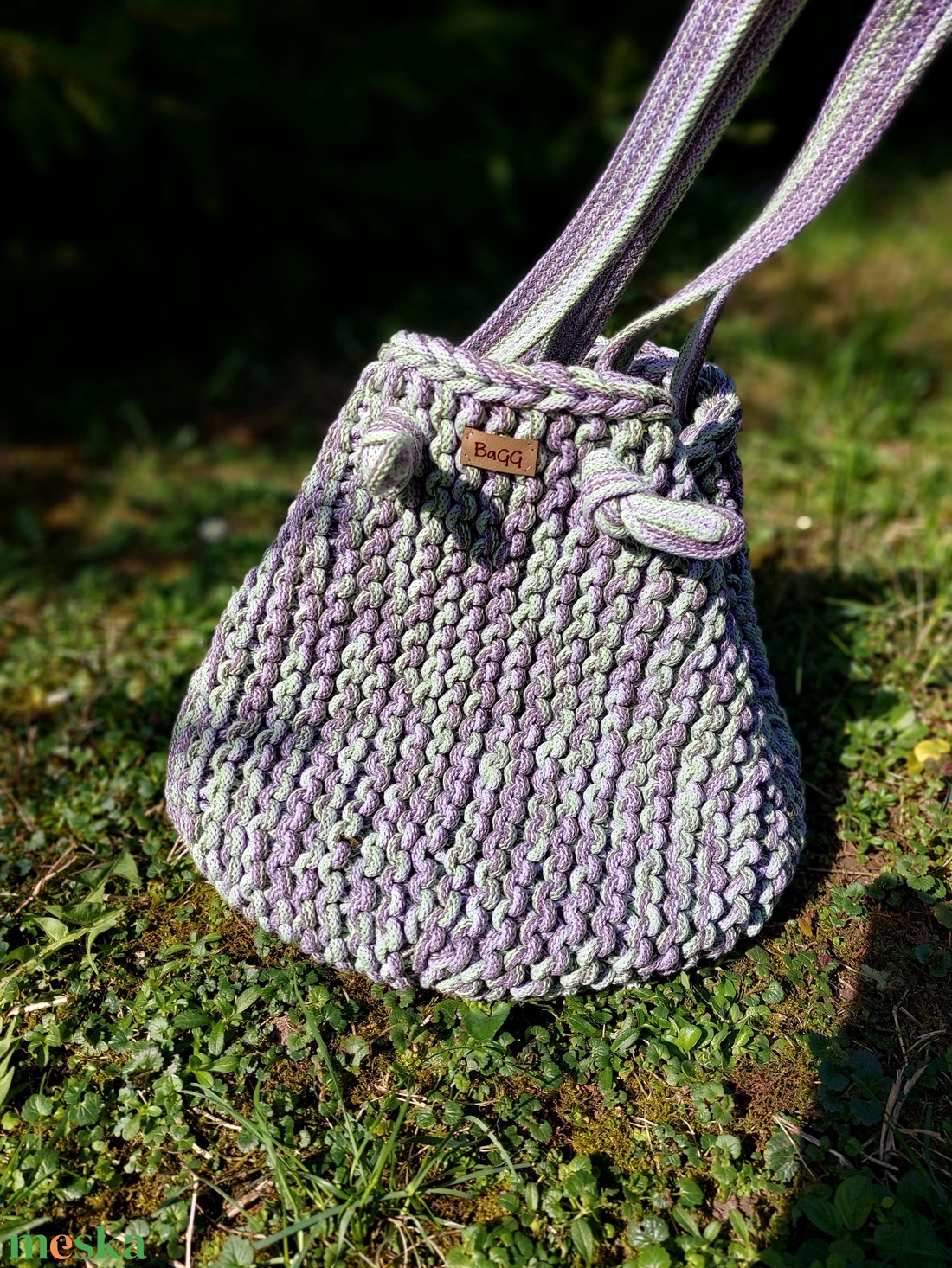 Kötött BaGG - táska & tok - kézitáska & válltáska - válltáska - Meska.hu