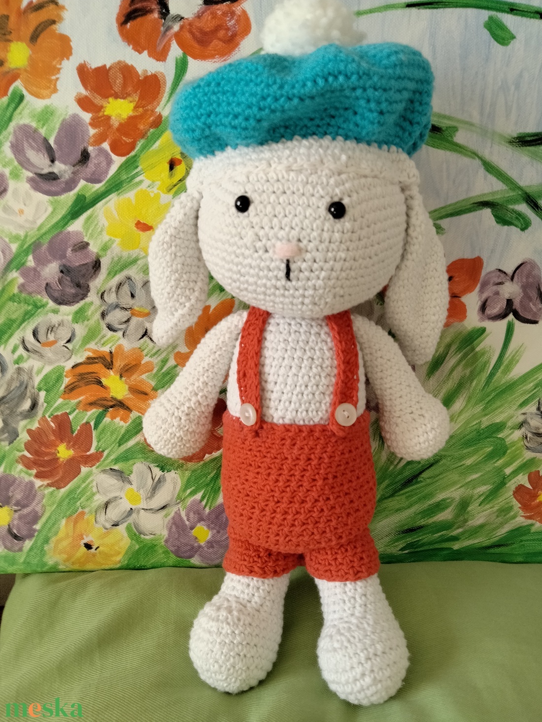 Nyuszi Pista - horgolt játék - játék & sport - plüssállat & játékfigura - nyuszi - Meska.hu