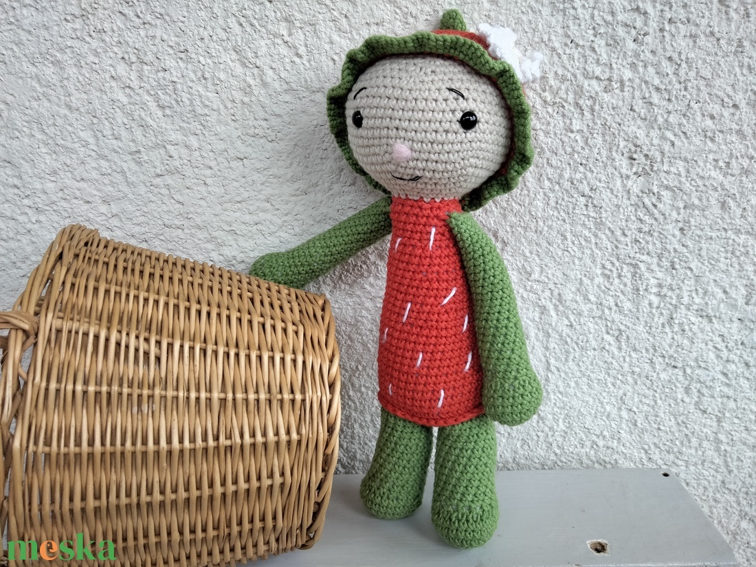 Eperke baba - horgolt játékfigura - játék & sport - baba & babaház - baba - Meska.hu