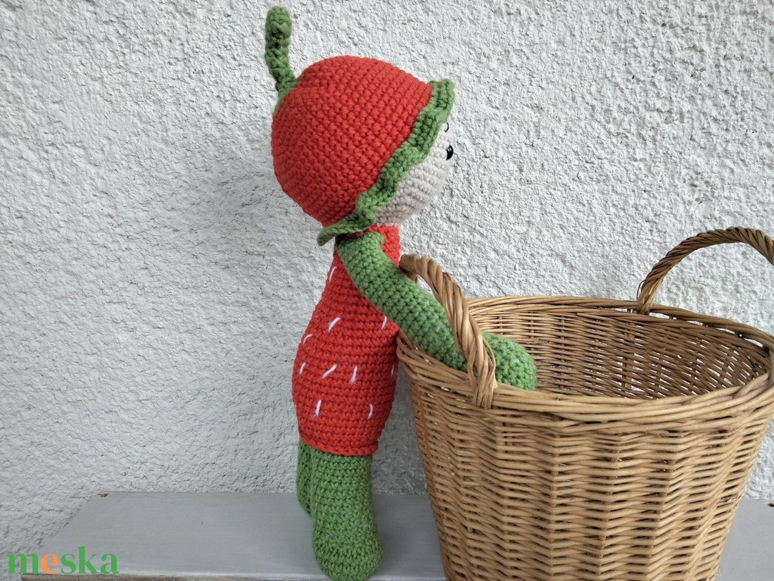 Eperke baba - horgolt játékfigura - játék & sport - baba & babaház - baba - Meska.hu