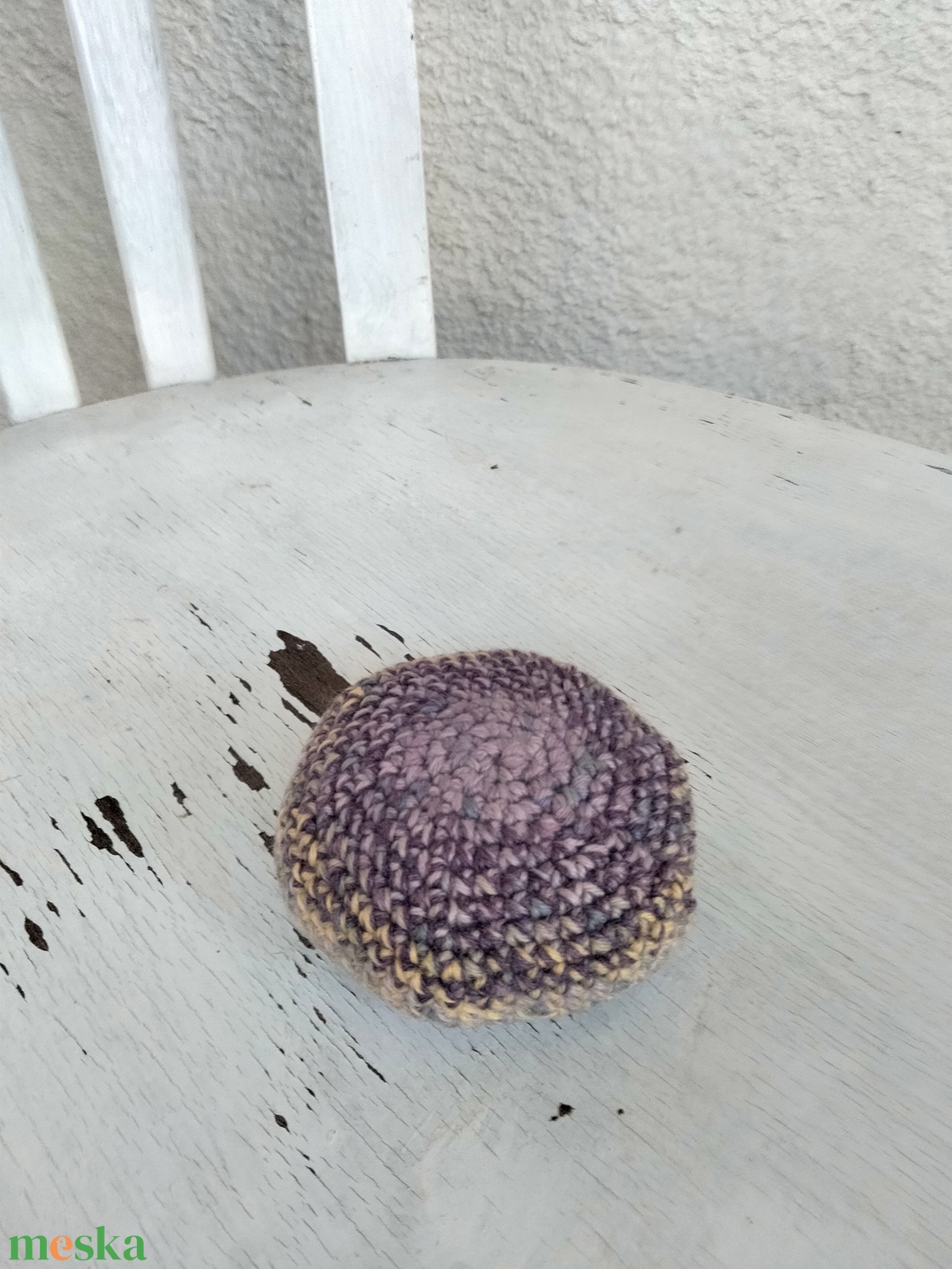 Horgolt footbag labda- sportjáték - játék & sport - 3 éves kor alattiaknak - babalabda - Meska.hu