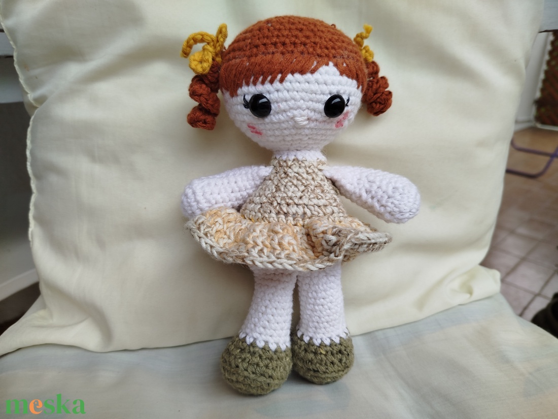 Horgolt baba kosárkában - játék & sport - baba & babaház - baba - Meska.hu