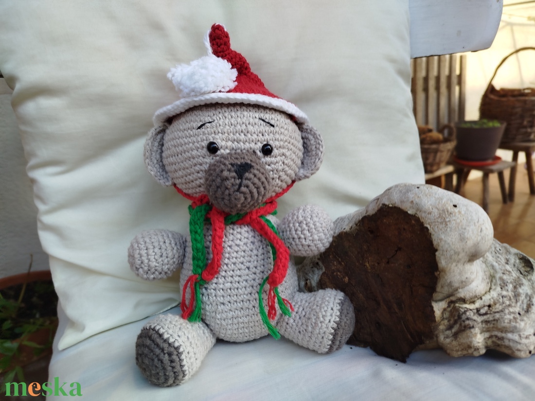 Horgolt maci-játékfigura - játék & sport - plüssállat & játékfigura - maci - Meska.hu