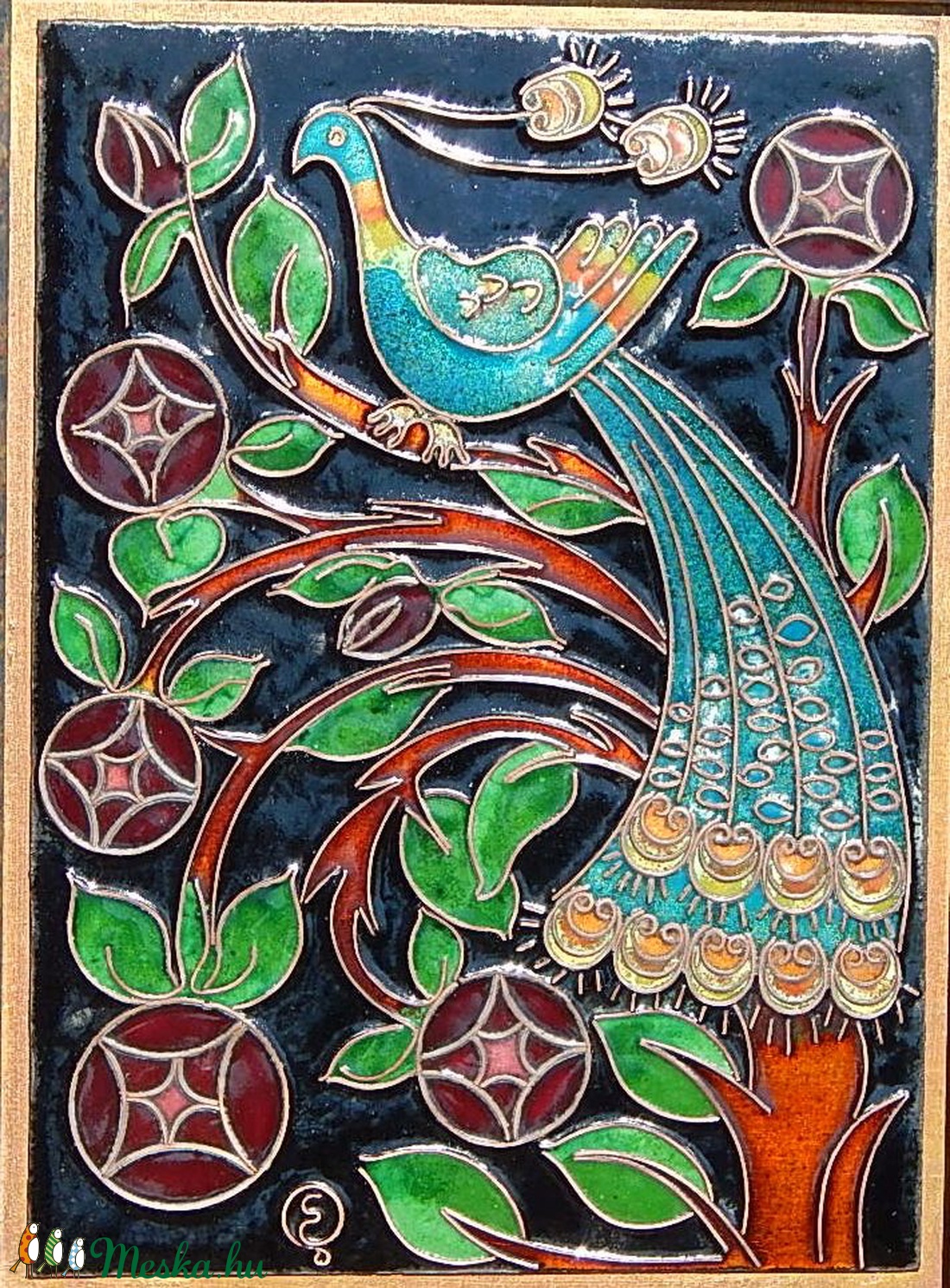  Tűzzománc , zománc kép  -  - Meska.hu