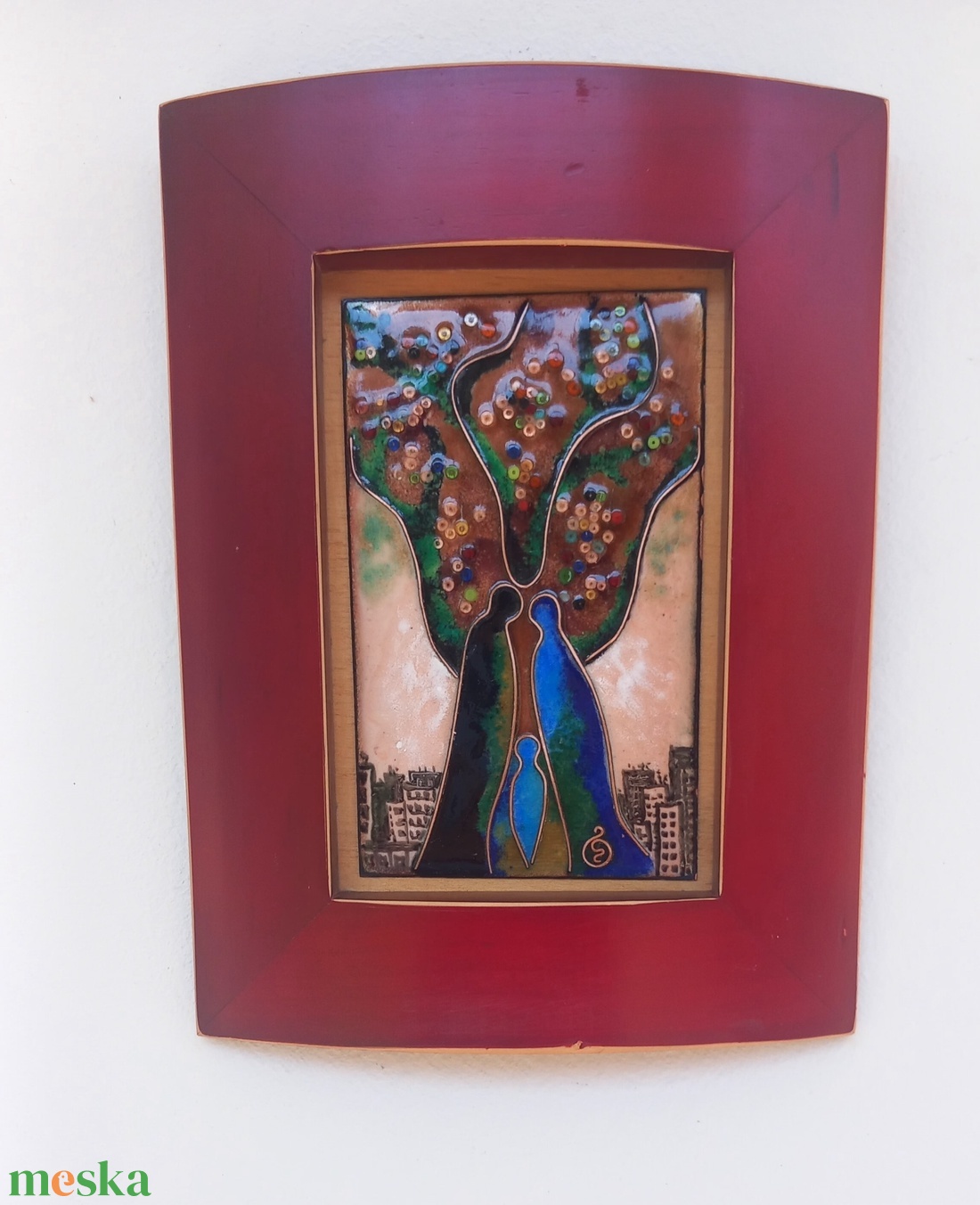 Tűzzománc kép   - otthon & életmód - dekoráció - kép & falikép - táblakép - Meska.hu