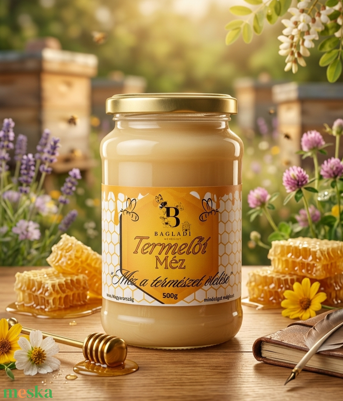 Propoliszos krémméz  - élelmiszer - méz & propolisz - Meska.hu