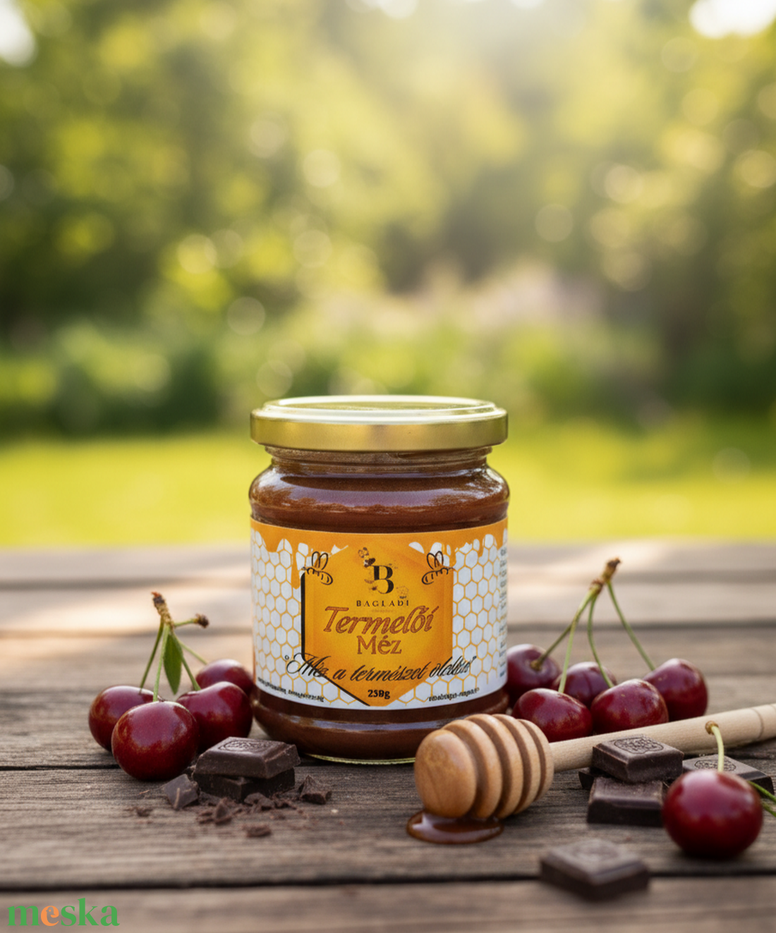 Csokis-Meggyes Mézkészítmény  - élelmiszer - méz & propolisz - Meska.hu