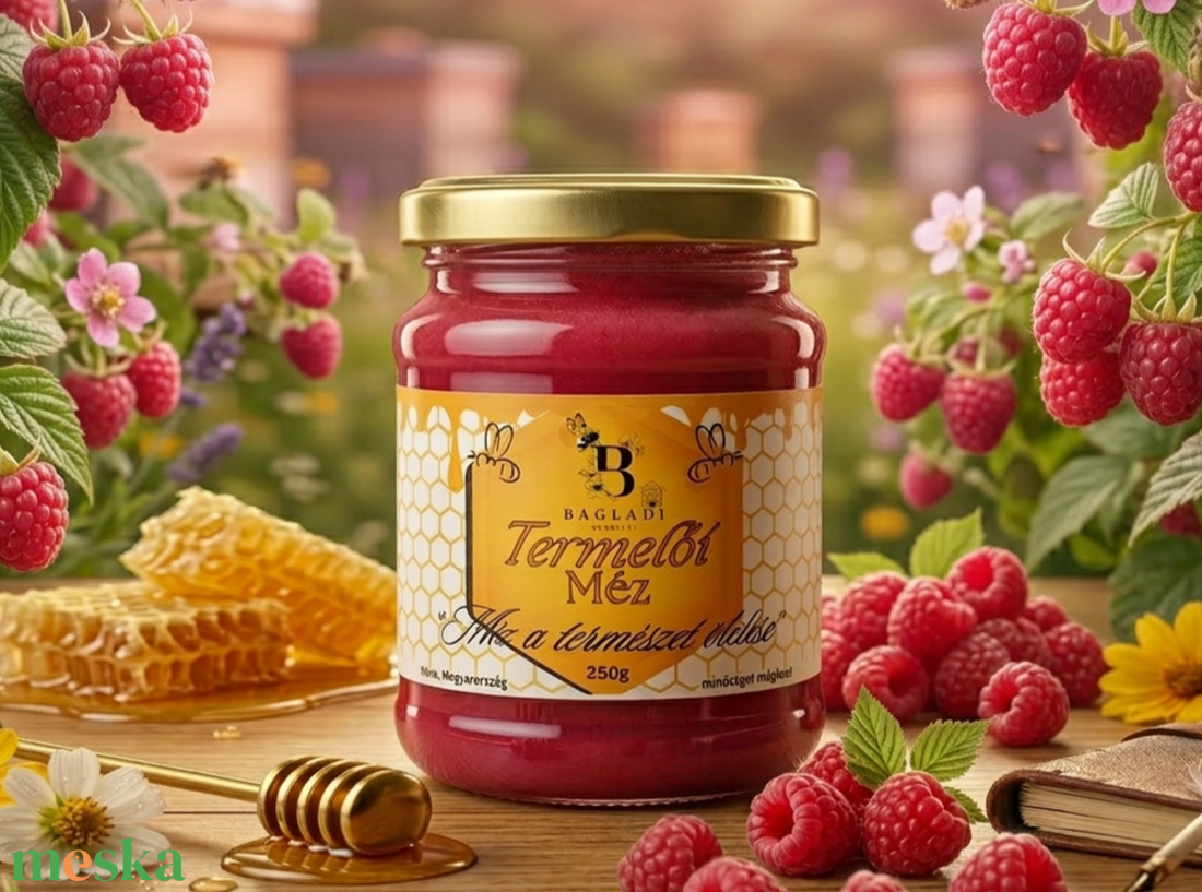 Málnás Mézkészítmény  - élelmiszer - méz & propolisz - Meska.hu